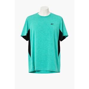 Reebok Men’s Large Athletic Performance T-Shirt Teal Black New With Tags